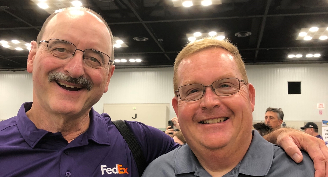 Roland with Richard Sweeney at 2024 NTDC 